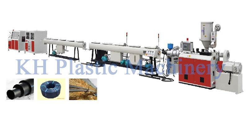HDPE pipe extrusion machine