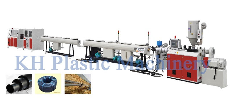 HDPE pipe production line