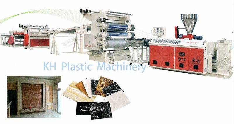 pvc marble sheet production line