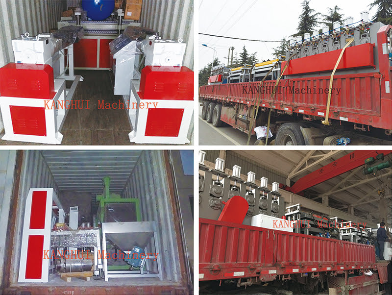 Machinery delivery Wuxi Kanghao Plastic Machinery CO., LTD
