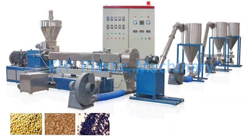 Flat double granulation machine