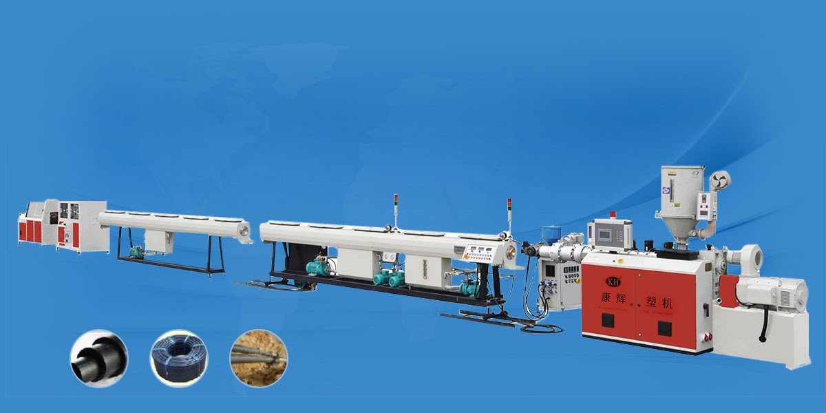 HDPE pipe production line